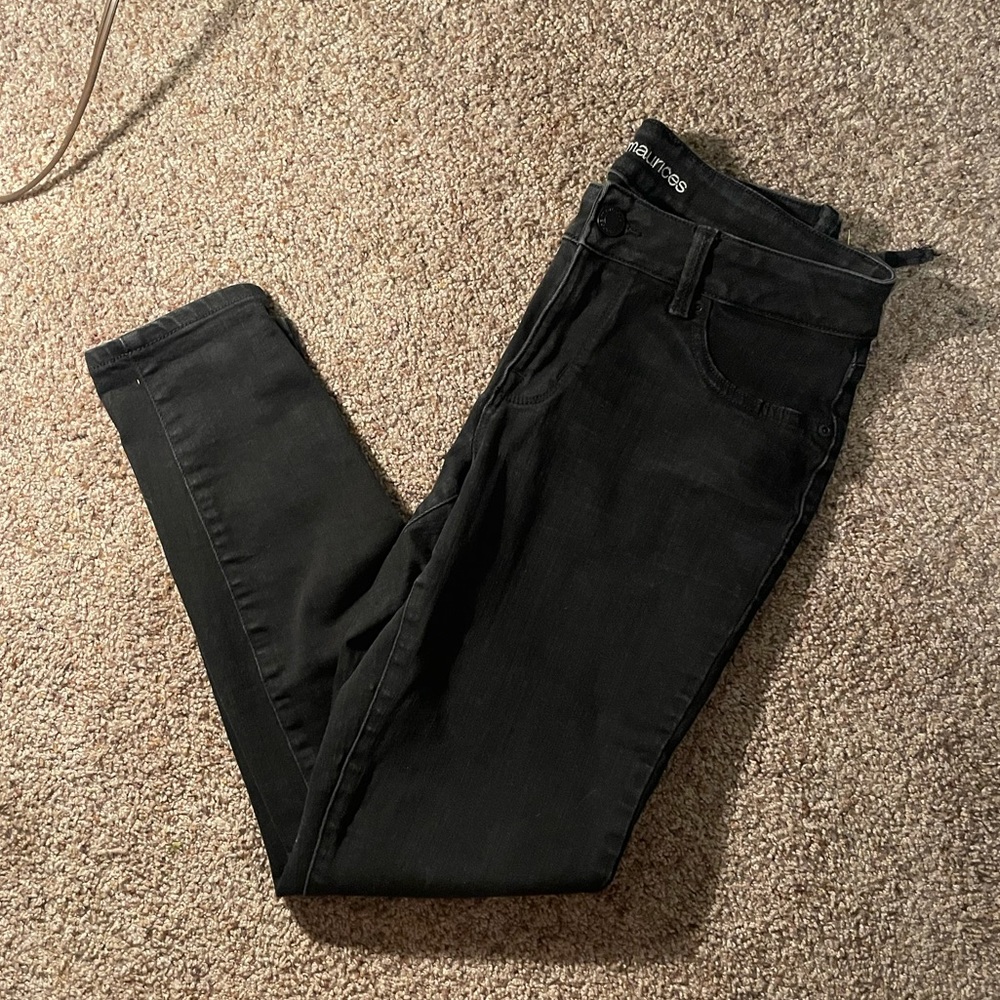 Maurices black jeggings size- Medium